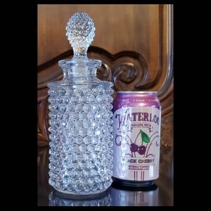 Vntg Luscious Hobnail 8 1/2" Decanter by Duncan and Miller